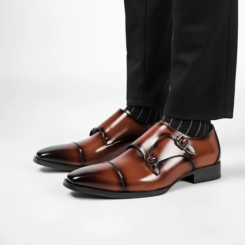 5009 2 of monk strap derby men shoes sale