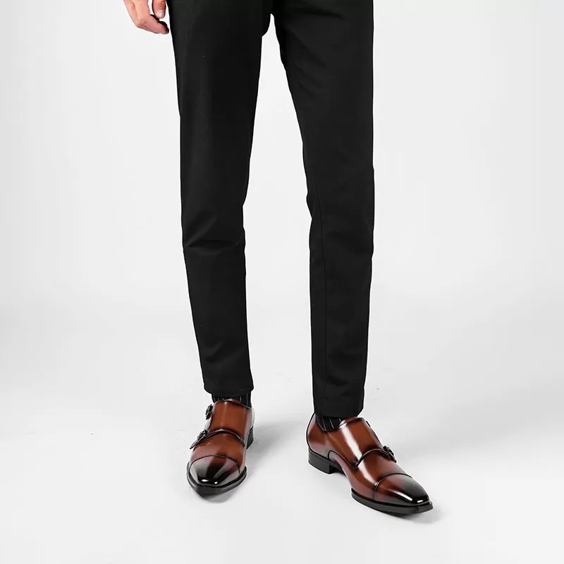 5009 2 of monk strap derby men shoes use