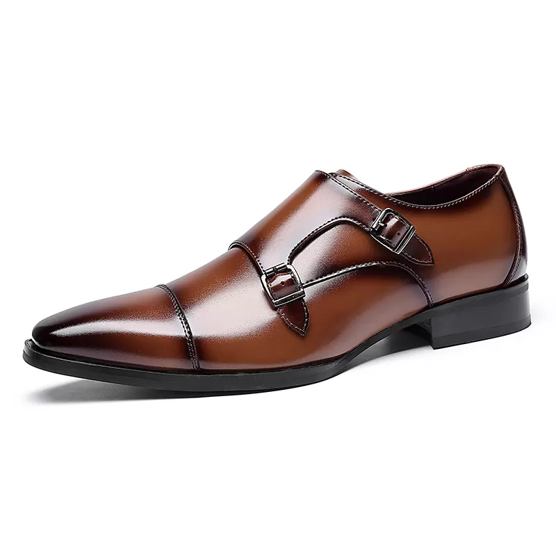 5009 2 of monk strap derby men shoes