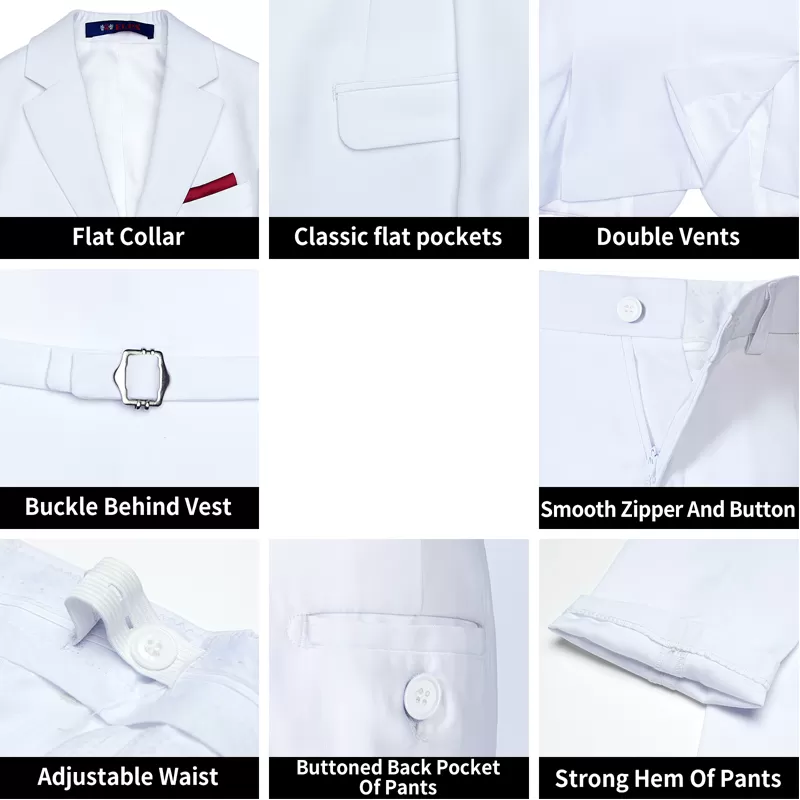 boys slim fit suits 4 pcs buy
