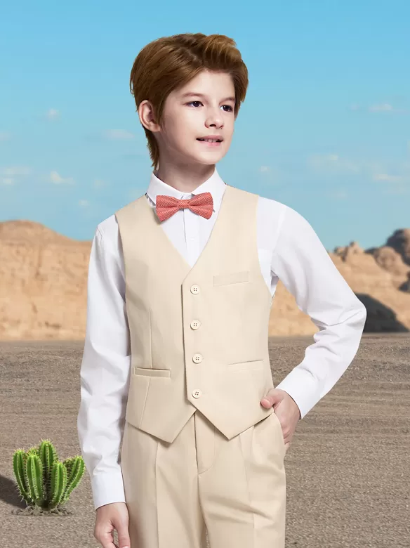 boys suits 5 pieces beige price