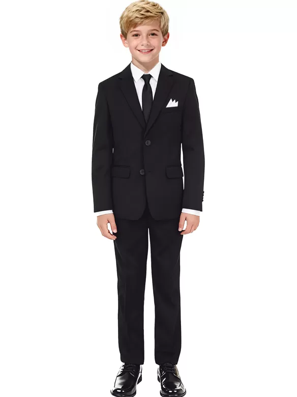 boys suits 5 pieces black