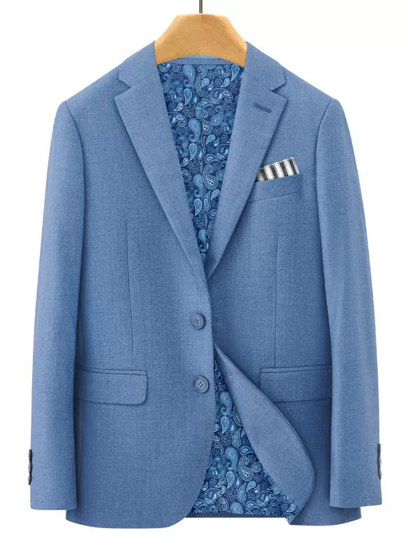 boys suits 5 pieces blue grey sale