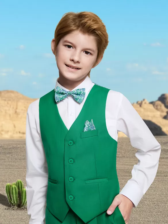 boys suits 5 pieces green price