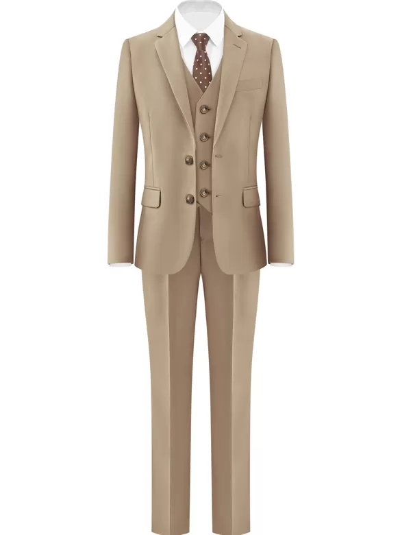 boys suits 5 pieces khaki price