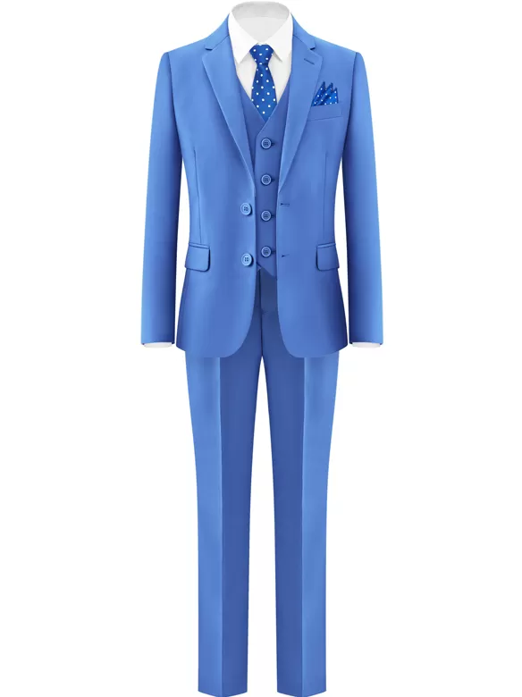 boys suits 5 pieces ocean blue price