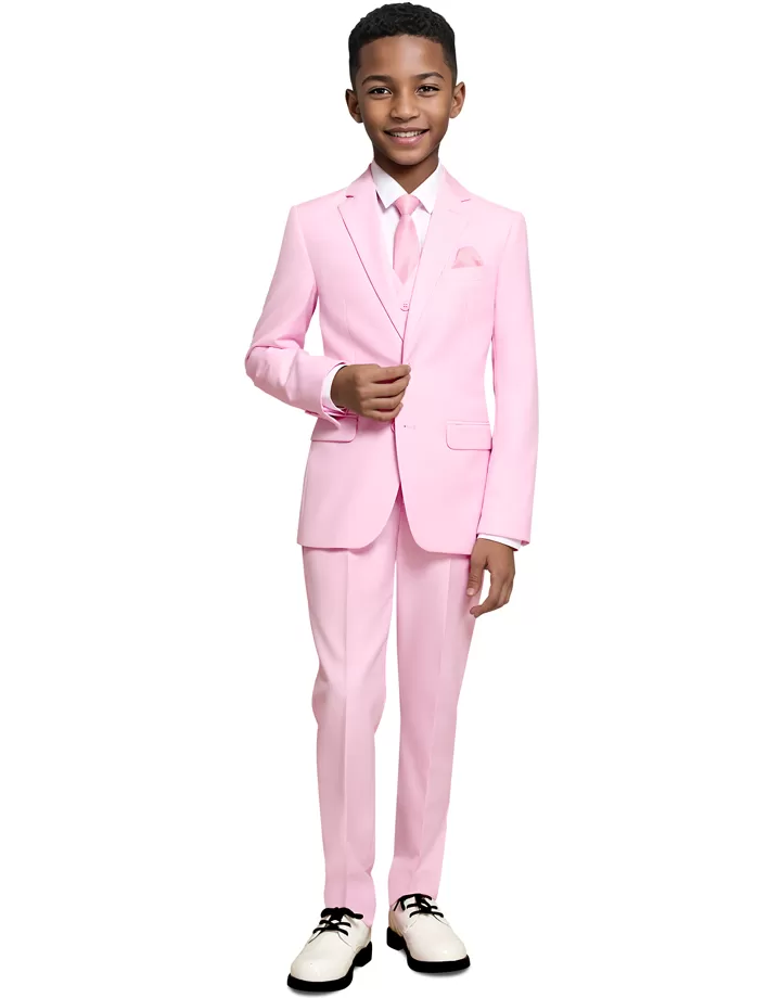 pink 5 pieces suits