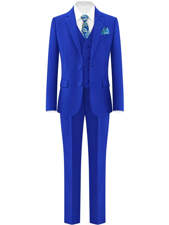 boys suits 5 pieces price royalblue