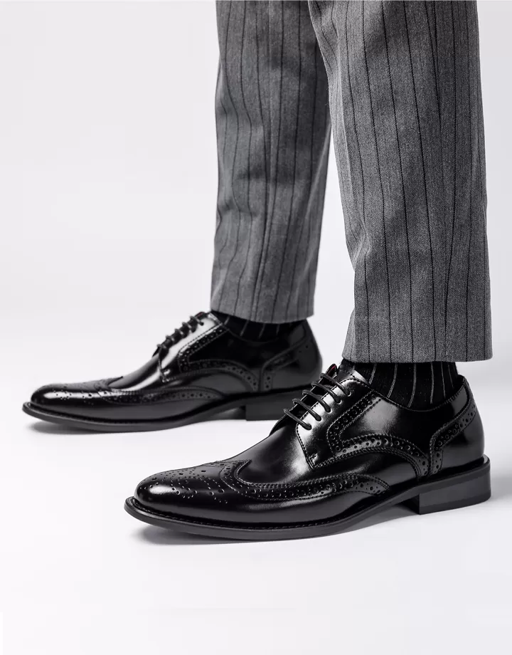 Brogues Derby Shoes Black