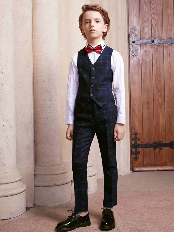 CHECKED SUIT AS0065