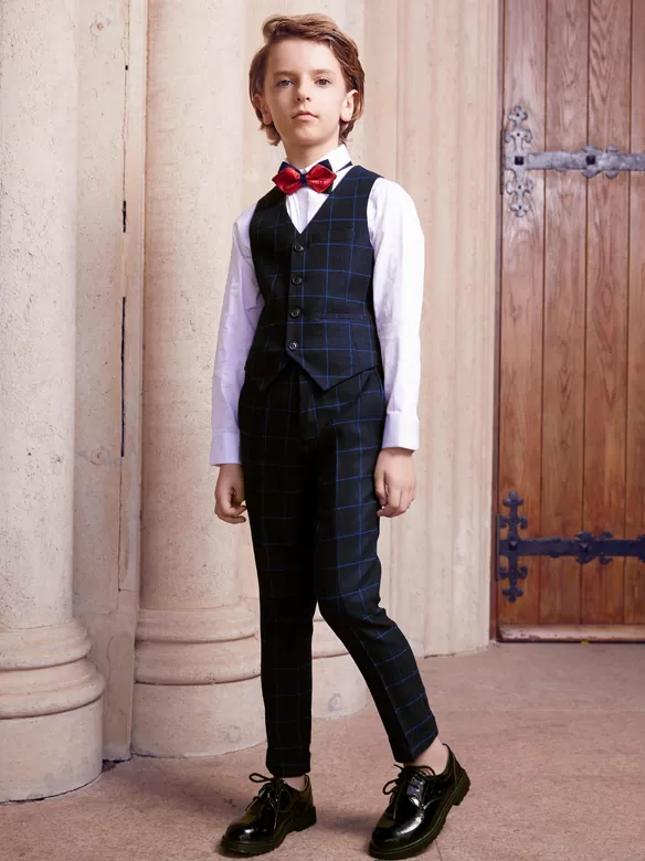 CHECKED SUIT AS0065