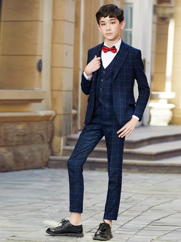 CHECKED SUIT LS1043