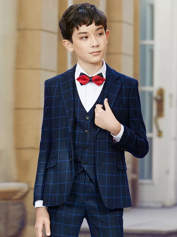 CHECKED SUIT LS1043