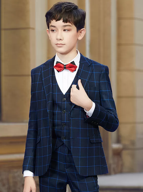 CHECKED SUIT LS1043