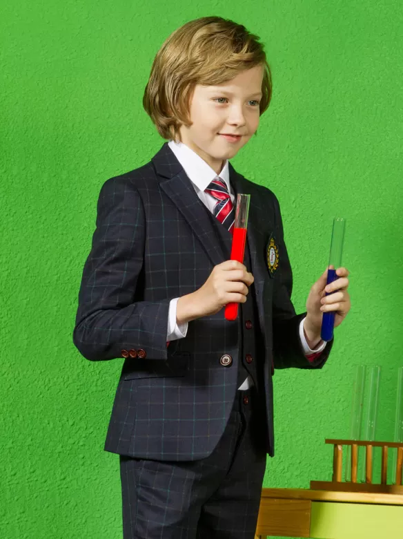 CHECKED SUIT NS043