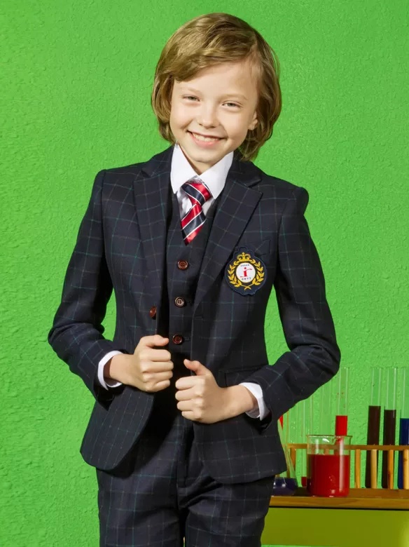 CHECKED SUIT NS043