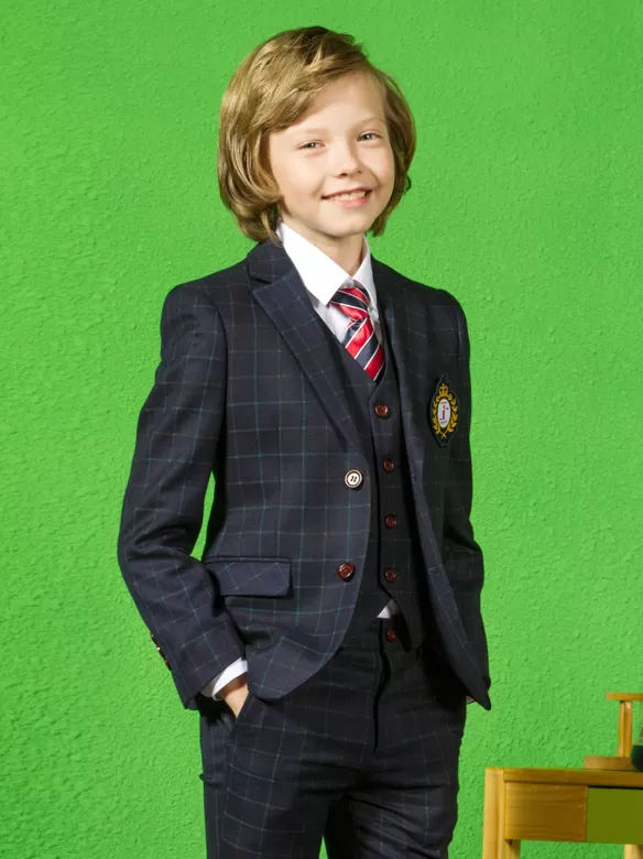 CHECKED SUIT NS043