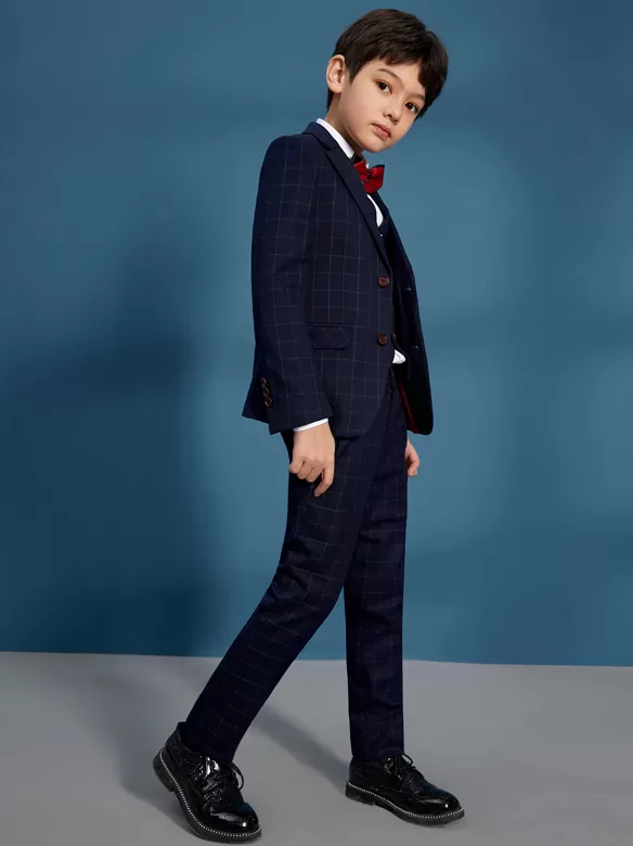 CHECKED SUIT YL138