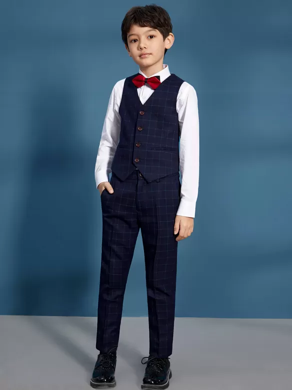 CHECKED SUIT YL138