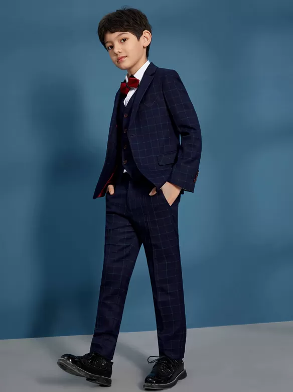 CHECKED SUIT YL138