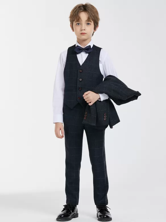 CHECKED SUIT YL306T
