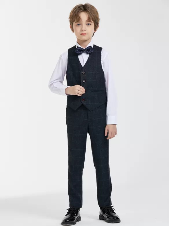 CHECKED SUIT YL306T
