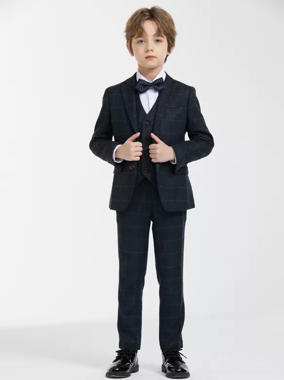 CHECKED SUIT YL306T