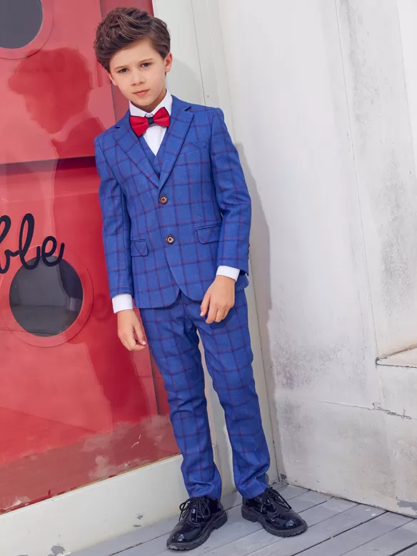 CHECKED SUIT YL317