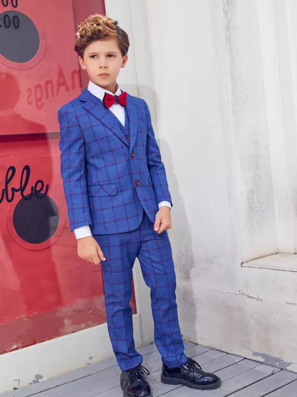 CHECKED SUIT YL317