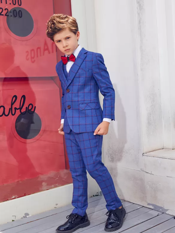 CHECKED SUIT YL317