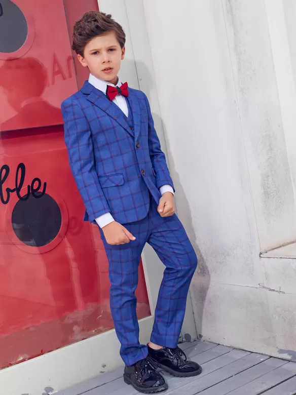 CHECKED SUIT YL317