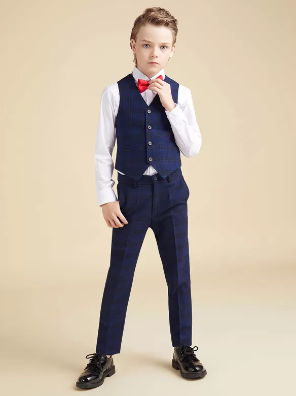 CHECKED SUIT YL6008