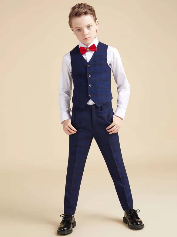 CHECKED SUIT YL6008