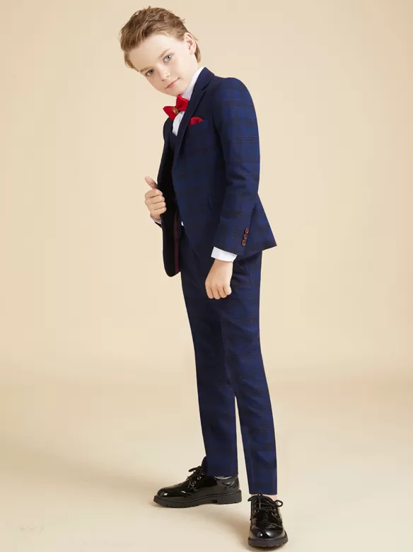 CHECKED SUIT YL6008