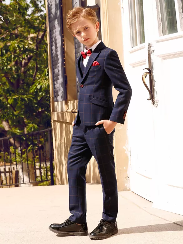 CHECKED SUIT ZL0073