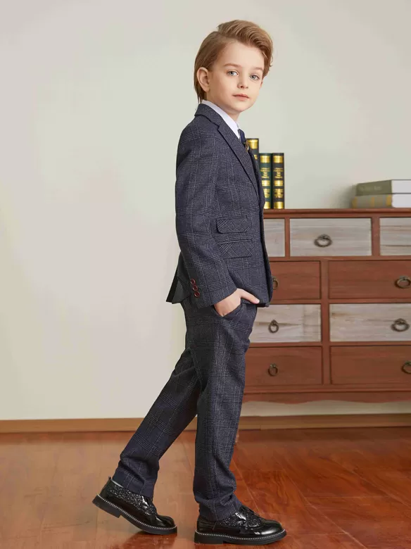 CHECKED SUIT ZS5058