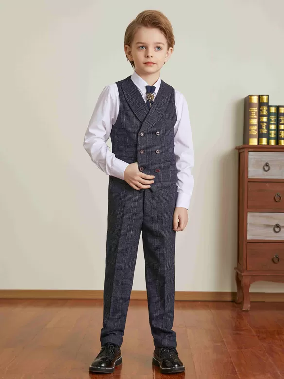 CHECKED SUIT ZS5058