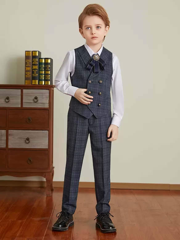 CHECKED SUIT ZS5068