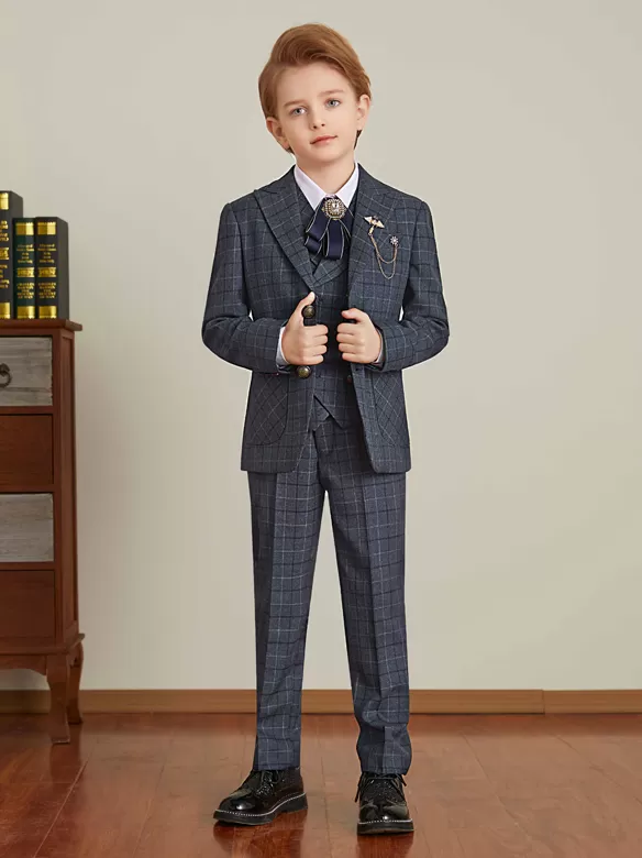 CHECKED SUIT ZS5068