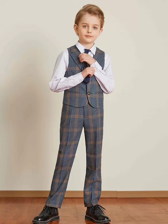 CHECKED SUIT ZS5073