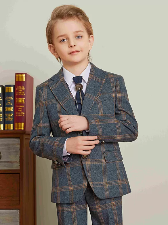 CHECKED SUIT ZS5073