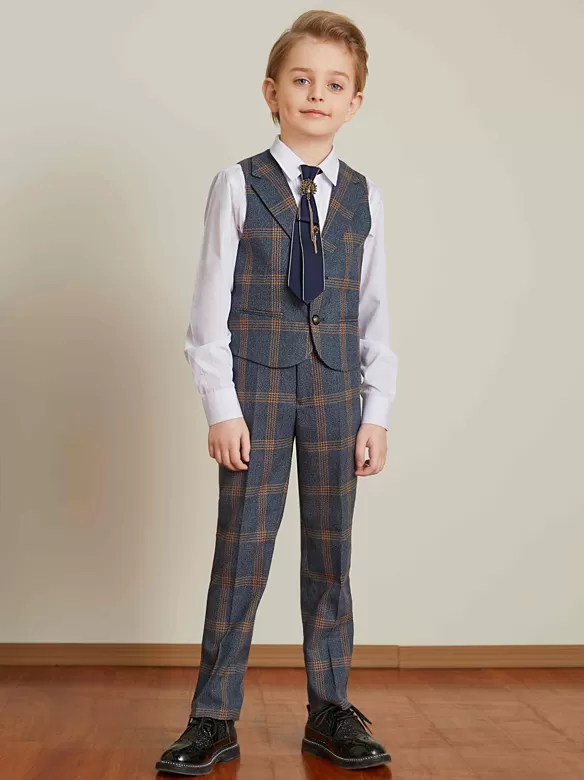 CHECKED SUIT ZS5073