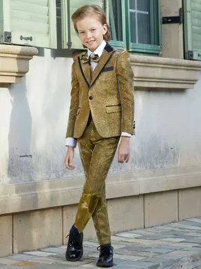 CLASSICAL SUIT ZS1143 Yellow