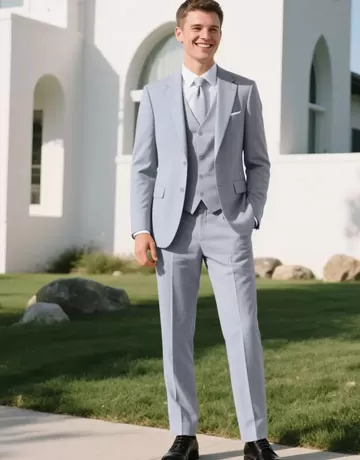 LIGHT GREY SUIT