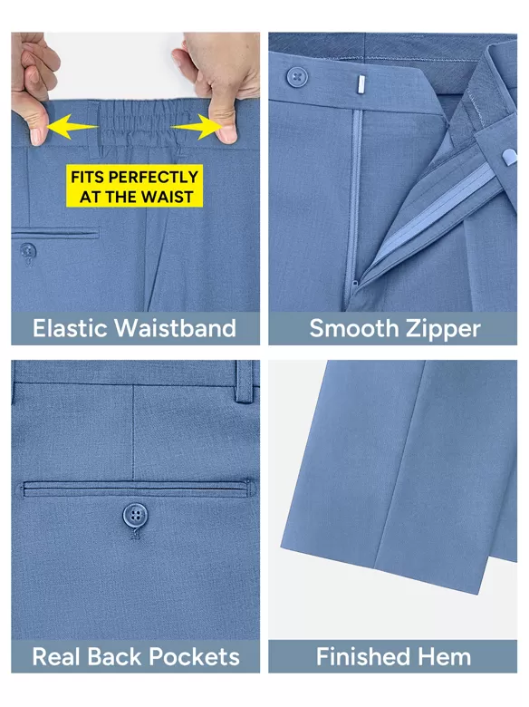men suits 3 piece suit blue grey cost