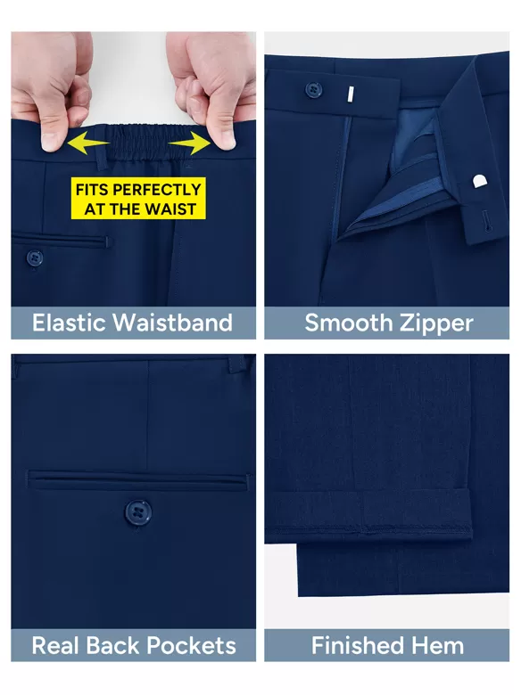 men suits 3 piece suit dark blue china