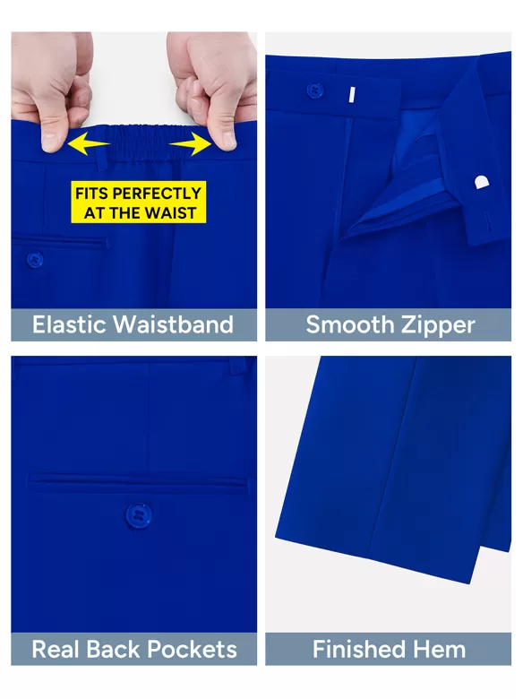 men suits 3 piece suit royalblue cost