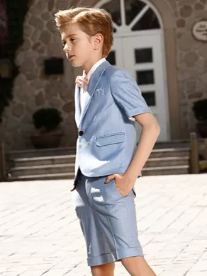 SHORT-SLEEVED SUIT SET NXD0002 Blue