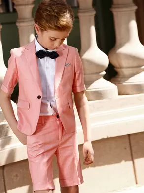 SHORT-SLEEVED SUIT SET NXD0002 Pink