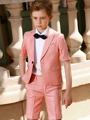 SHORT-SLEEVED SUIT SET NXD0002 Pink